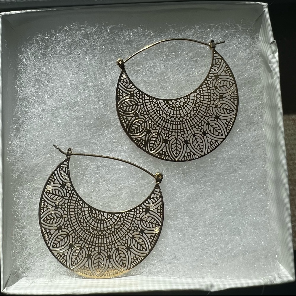 Gold Hoop Earrings